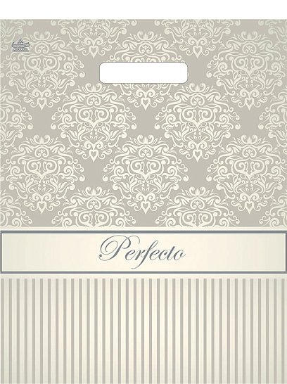 ТИКО 30х37 (95мкм) - Перфекто Бежевое серебро прорубной 25/400
